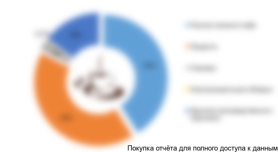 Рисунок 6.3 Структура постоянных издержек, %