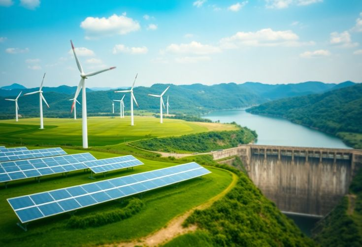 Гибридные системы ВИЭ: СЭС, гидроэлектростанции и ветряные генераторы энергии